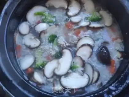 Make Meat and vegetable porridge step 5