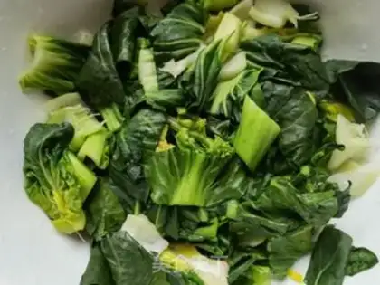 Make Garlic peppers and vegetables step 4