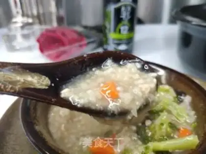 Make Meat and vegetable porridge step 8