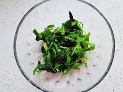 Make Spinach tofu dry step 3