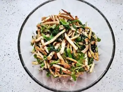 Make Spinach tofu dry step 10