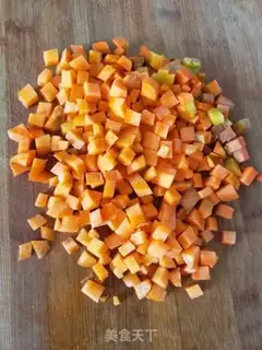 Make Carrot omelet porridge step 0