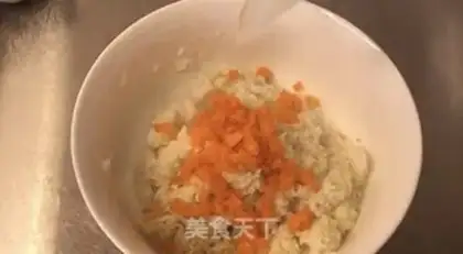 Make Homemade meat pine rice step 8