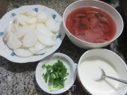 Make Pork radish step 0