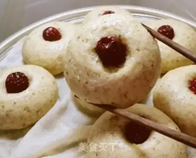 Make Soybean date buns step 11