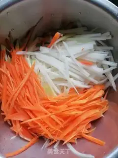 Make A cold carrot mustard head step 1