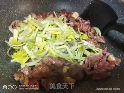 Make Celery beef step 2