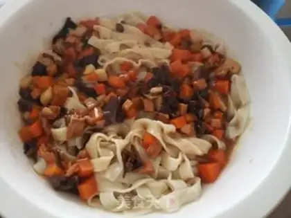 Make Carrot, mucus, noodles step 6