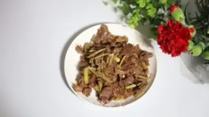 Make Celery beef step 5
