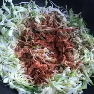 Make Pepper bean sprouts step 5