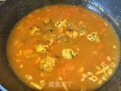 Make Tomatoball soup step 7