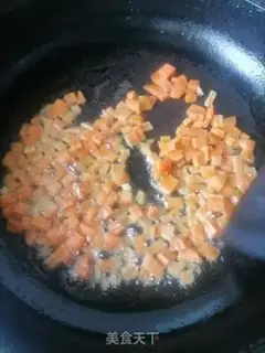 Make Egg fried rice step 1