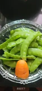 Make Shrimp fried Dutch beans step 0