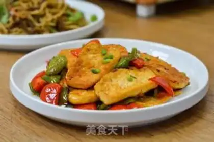Make Spicy tofu step 6