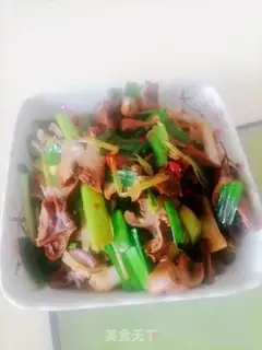 Make Garlic sprouts step 4