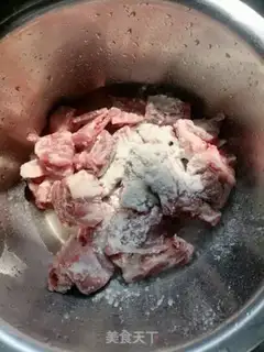 Make Potato burn ribs step 1