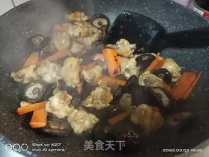 Make Carrot mushroom chicken step 5