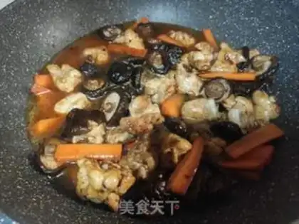 Make Carrot mushroom chicken step 6