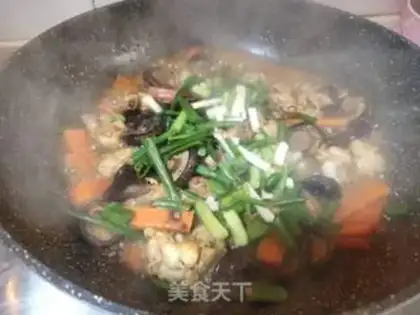 Make Carrot mushroom chicken step 7