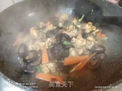 Make Carrot mushroom chicken step 8