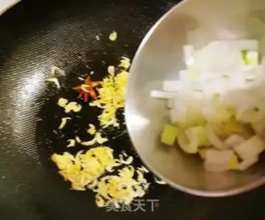 Make radish shrimp skin fan soup step 4