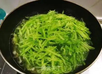 Make radish shrimp skin fan soup step 6