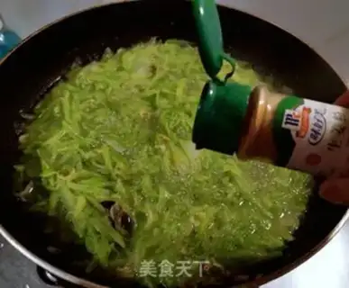 Make radish shrimp skin fan soup step 9