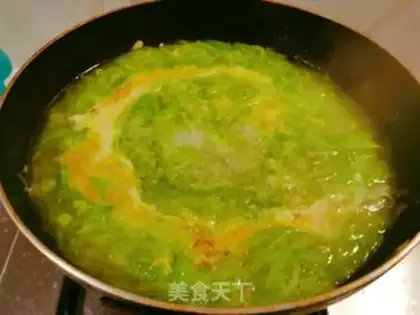 Make radish shrimp skin fan soup step 11