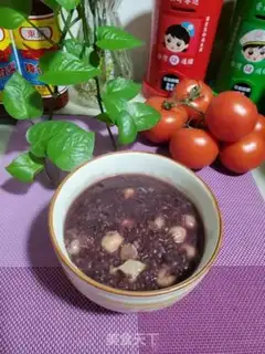 Make Black rice lily porridge step 5