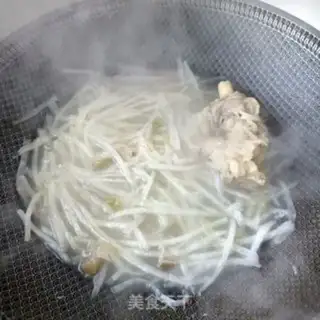 Make Sour bean radish lamb soup step 5