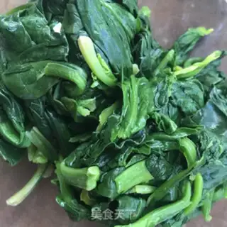 Make Spinach powdered dumplings step 0