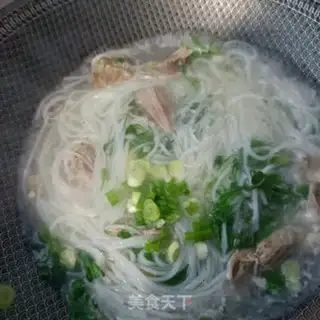 Make Chicken sausage and lamb soup step 12