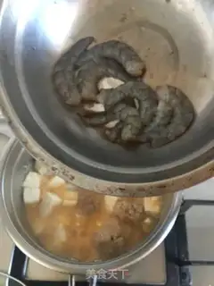 Make Shrimp meatball tofu step 6