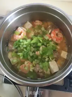 Make Shrimp meatball tofu step 7