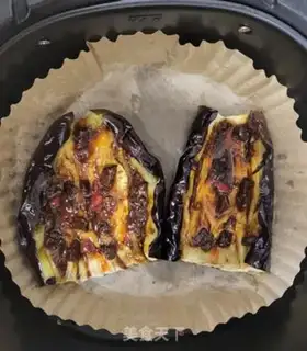 Make Air-cooked eggplant step 2