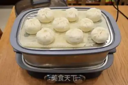 Make Pork and radish buns step 12