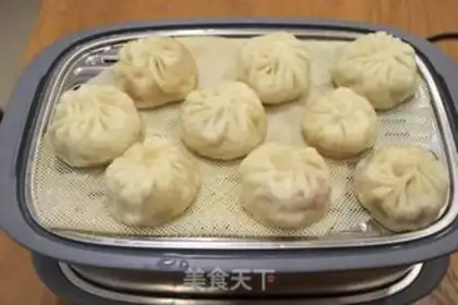 Make Pork and radish buns step 13