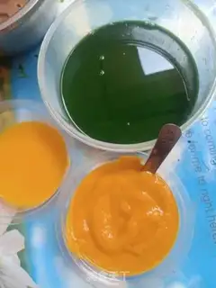 Make A spinach juice bun step 3