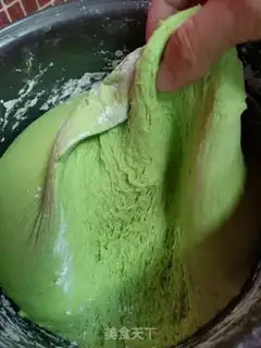 Make A spinach juice bun step 6