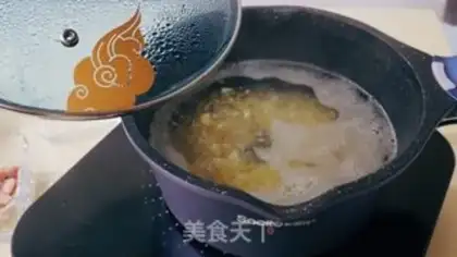 Make Volcanic cheese fried rice step 1
