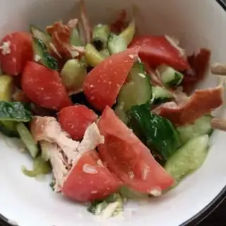 Make cucumber chicken step 8
