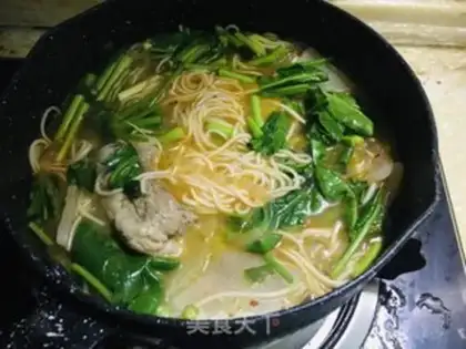 Make Homemade lamb noodles step 4