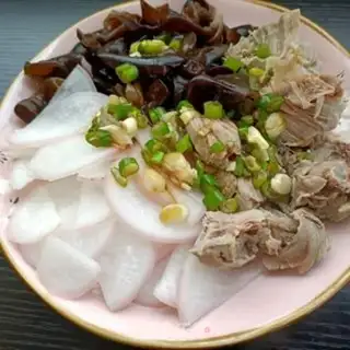 Make Water radish and lamb step 14