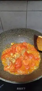 Make Homemade tomato fried meat step 11