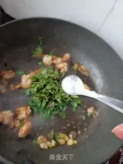 Make Chicken intestines, shrimp slid step 8