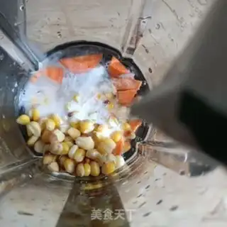 Make Carrot milk corn juice step 3