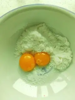 Make Mini peaches step 1