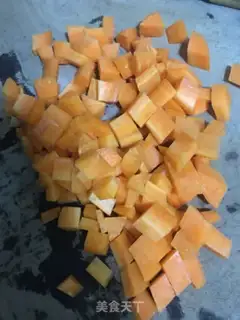 Make Carrot fan porridge step 3