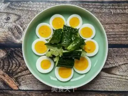 Make Cucumber eggs step 4