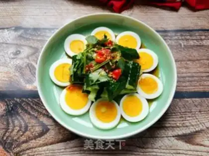 Make Cucumber eggs step 8